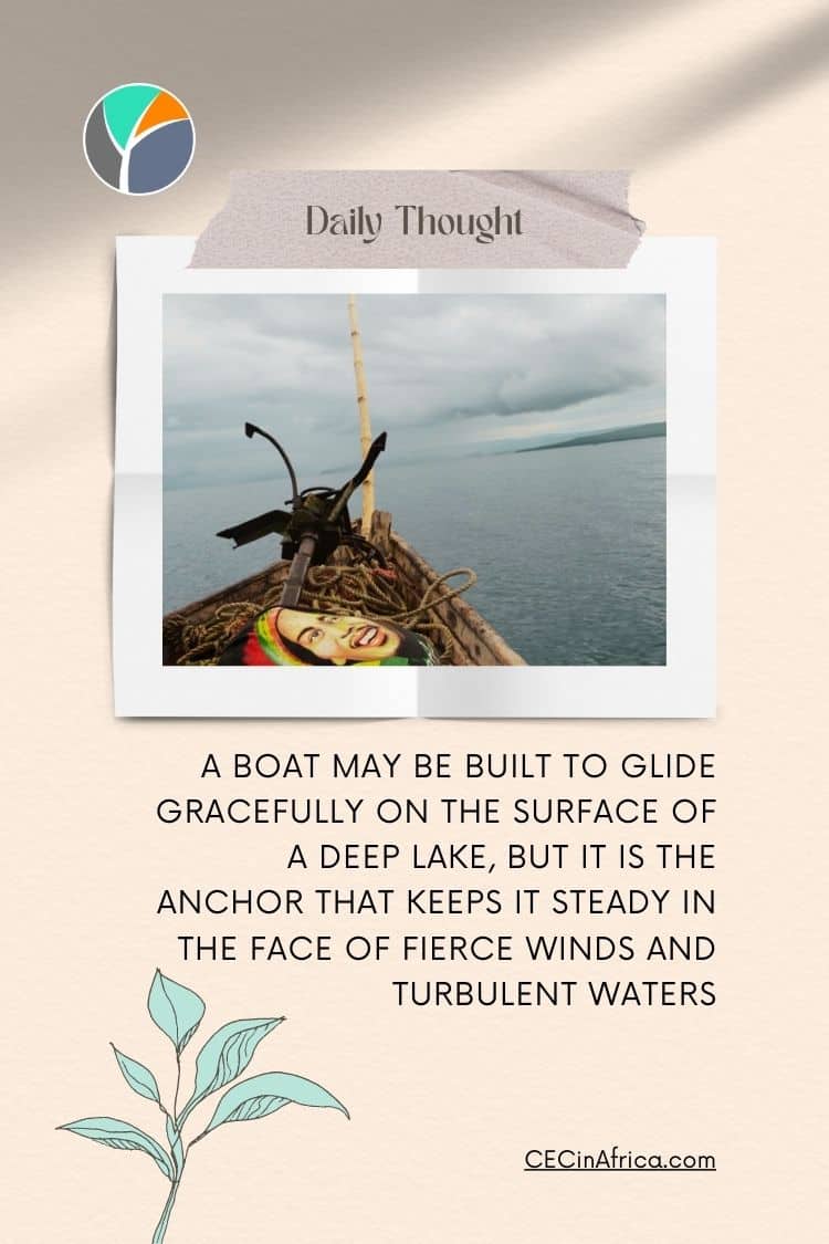 Boat on Lake Tanganyika