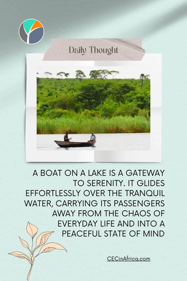 Boat on Lake Tanganyika